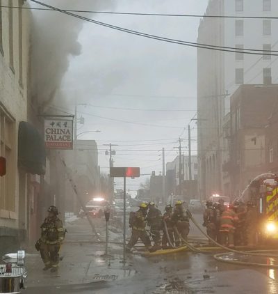 Downtown Fire Displaces 25