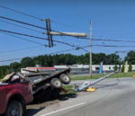 Accident Knocks Down Traffic Lights, Again