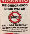 Butler’s Neighborhood Drug Watch Continues Effort