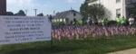 Flags Call Attention To Veteran Suicide