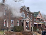 Crews Battle City House Fire